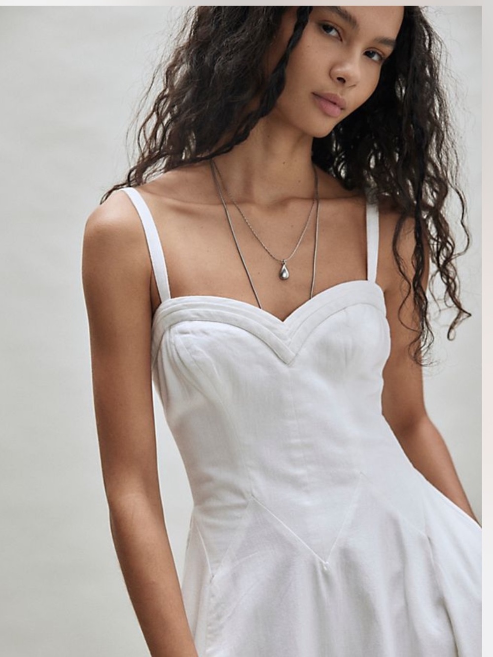 Free People
Another Season Midi Dress White Sweetheart Neck Sz S Small NWT $198 - Picture 16 of 16
